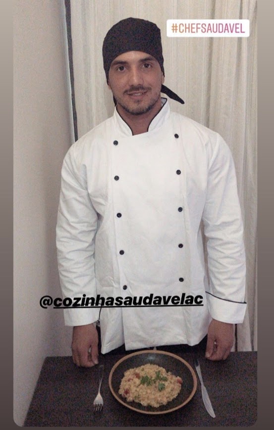Márcio Gaiote na cozinha